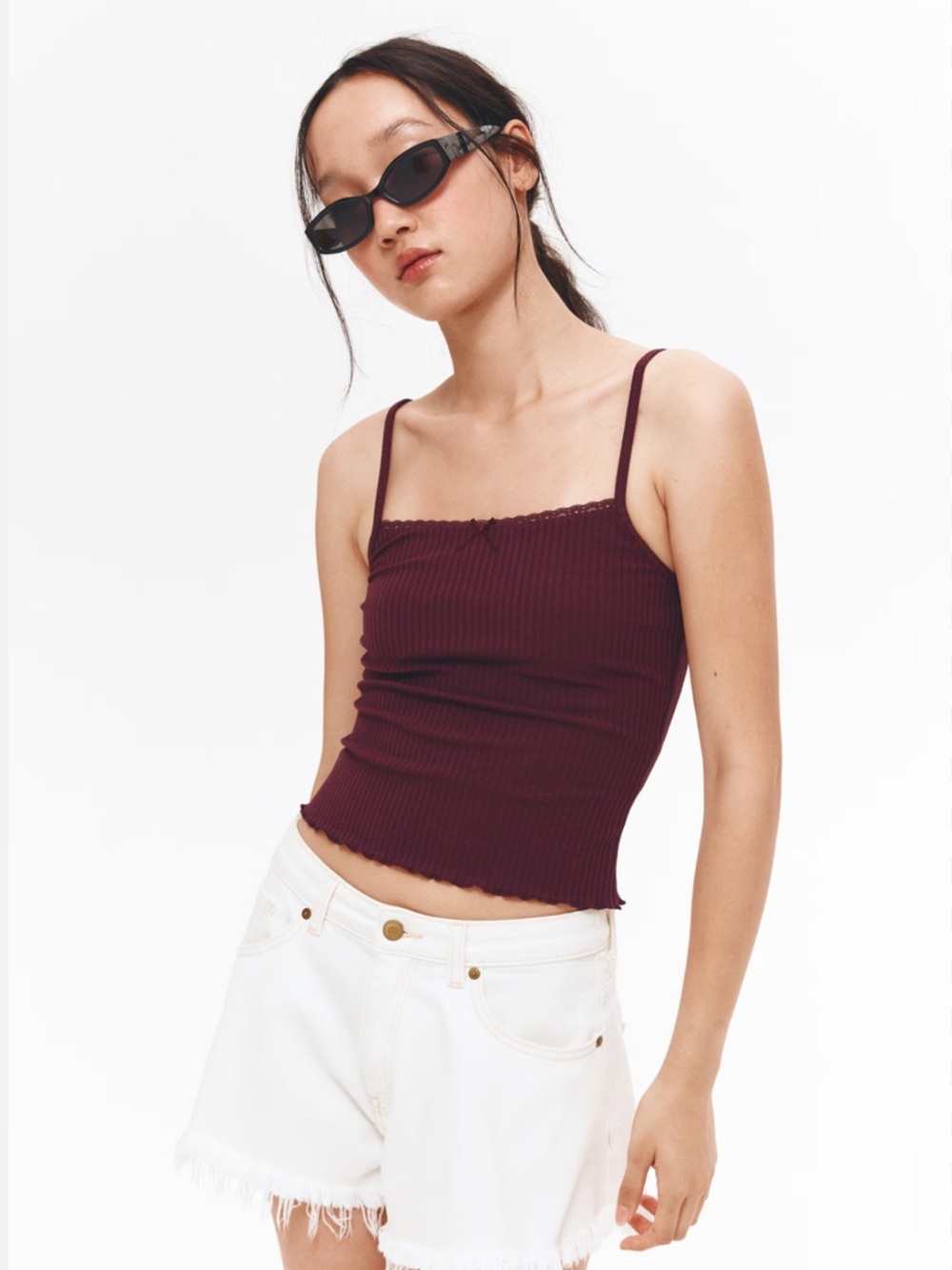 H&M Burgundy Tank
